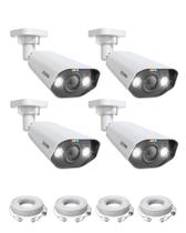 Câmera de Segurança ZOSI 4PK 4K PoE com Cabos Ethernet, Visão Noturna