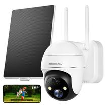 Câmera de segurança ZUMIMALL 5MP sem fio externa com energia solar Câmera de segurança ZUMIMALL 5MP sem fio externa com energia solar