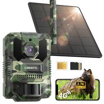 Câmera de trilha celular DEATTI 2.7K de vídeo com visão noturna de 64 GB