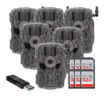 Câmera de trilha MUDDY Fusion X-Pro 36MP 720P Dual SIM kit com 6 unidades