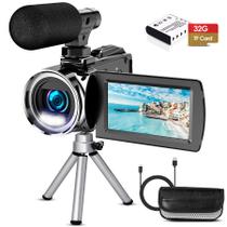 Câmera de Vídeo 4K 36.0MP Hojocojo - Ideal para Vlogging e YouTube