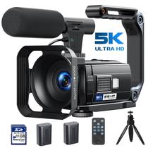 Câmera de vídeo CAMWORLD 5K 56MP Vlogging Night Vision WiFi 64GB