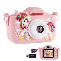Câmera de vídeo digital HD MOZSOY Kids com cartão SD de 32 GB 3-12Y