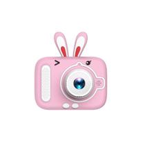 Câmera de Vídeo Digital Infantil Unicórnio 1080p com Molduras e Filtros Rosa