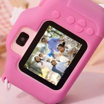 Câmera de Vídeo Digital Unicórnio com Estojos de Silicone para Crianças 1080P Câmera HD Brinquedos