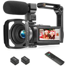 Câmera de vídeo: filmadora LKX Full HD 1080P 36,0 MP com acessórios