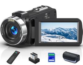 Câmera de Vídeo Gcasio 8K 64MP - 18X Zoom com Wi-Fi e Visão Noturna