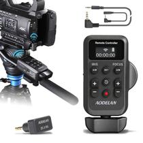 Câmera de vídeo sem fio LANC com controle remoto AODELAN para Sony e Canon
