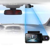 Câmera De Vídeo Veicular 2 Lentes Carro 1080p Dvr Microfone - Lotus