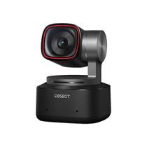Câmera de Vídeo Webcam Obsbot Tiny 2 4K com Inteligência Artificial e Movimento Automático - Preta