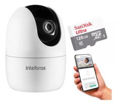 Câmera De Vídeo Wi-Fi Full HD Im4 C Branco Intelbras 110V/220V + Sd 128gb Ultra Câmera De Vídeo Wi-Fi Full HD Im4 C Branco Intelbras 110V/220V + Sd 128gb Ultra