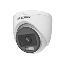 Câmera De Vigilância Hikvision Turret Ds 2Ce70Kf0T Pfs 3K Colorvu Interno Branco
