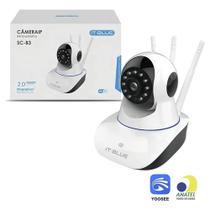 Câmera De Vigilância Ip Infravermelho Wifi 3 Antenas Cor Branco Câmera De Vigilância Ip Infravermelho Wifi 3 Antenas Cor Branco