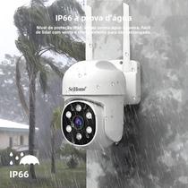 Câmera De Vigilância PTZ Sem Fio 1080P Srihome SH061 Com Visão Noturna Para Segurança Residencial Câmera De Vigilância PTZ Sem Fio 1080P Srihome SH061 Com Visão Noturna Para Segurança Residencial