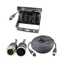 Câmera De Visão Noturna IR Com 18 LEDs Para Carro, Cabo De 10M Com Conector De 4 Pinos Para Ônibus E Câmera De Visão Noturna IR Com 18 LEDs Para Carro, Cabo De 10M Com Conector De 4 Pinos Para Ônibus E