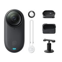 Câmera de vlog Insta360 GO 3S 128GB preta 4K com estabilização
