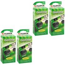 Câmera descartável Fujifilm QuickSnap Flash 400 35mm (x4)