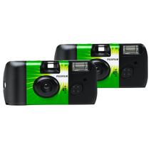 Câmera descartável Fujifilm QuickSnap Flash 400 - pacote com 2