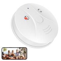 Câmera Detectora de Fumaça Sem Fio XSHGZ 1080P HD com Visão Noturna Câmera Detectora de Fumaça Sem Fio XSHGZ 1080P HD com Visão Noturna