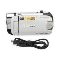 Câmera Digital 16MP 1080P Tela Giratória De 24 Polegadas Zoom 16X Gravador De Vídeo HD Com Luz De