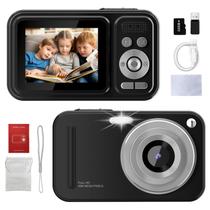 Câmera digital 48 MP, vídeo 2K, tela de 2,4" e memória de 32 GB Câmera digital 48 MP, vídeo 2K, tela de 2,4" e memória de 32 GB