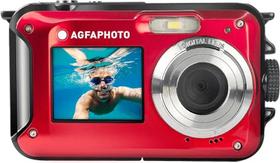 Camera Digital A Prova D'Agua Agfaphoto DC6000B Realishot WP8000 24MP 16X Vermelho