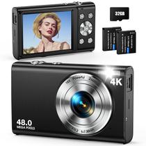 Câmera digital Anteam Autofocus 48MP UHD 4K Vlogging 32GB