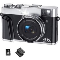 Câmera digital Aynuiyiq 4K 48MP com foco automático Vlogging YouTube Câmera digital Aynuiyiq 4K 48MP com foco automático Vlogging YouTube