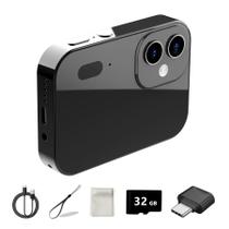 Câmera Digital BEBESIRI D6 64 MP, Vídeo 4K, Zoom 16x
