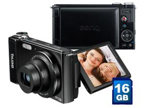 Câmera Digital BenQ G1 14MP LCD 3” Giratório - Zoom Óptico 4.6x Foto Panorâma Filma em Full HD