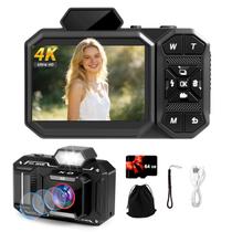 Câmera digital Bextgoo 4K 64MP 64GB com antiestabilização, compacta Câmera digital Bextgoo 4K 64MP 64GB com antiestabilização, compacta