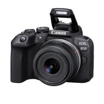 Câmera Digital Canon EOS R10, Semiprofissional, 4K, WiFi, Lente RF-S 18-45mm IS STM - R10