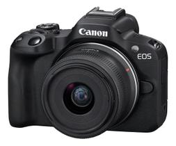 Câmera Digital Canon Eos R50 Com Lente Rfs 1845mm Is Stm Preto