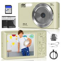 Câmera digital Ceye FHD 4K 44MP 16X Zoom com cartão SD de 64GB