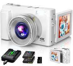 Câmera digital Duluvulu 4K 48MP com foco automático, zoom 16X