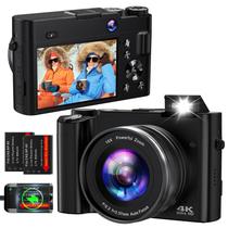 Câmera Digital DUOCH 4K 64MP com Foco Automático - Ideal para Vlogging e YouTube