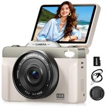 Câmera Digital FieGsom 64MP 4K Tela Flip de 3" Zoom 16X Câmera Digital FieGsom 64MP 4K Tela Flip de 3" Zoom 16X