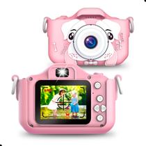 Câmera Digital Fotográfica Infantil De bolsa - Filmadora Full HD Jogos Mini Efeitos Fotos Vídeo Gravadora