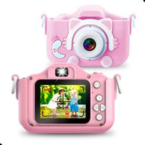 Câmera Digital Fotográfica Infantil De bolsa - Filmadora Full HD Jogos Mini Efeitos Fotos Vídeo Gravadora