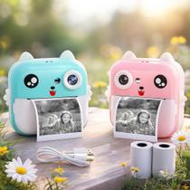Câmera Digital Fotográfica Infantil Impressão Instantânea Crianças Envio Imediato