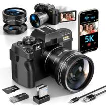 Câmera digital G-Anica 5K 48MP/60FPS com controle WiFi de vídeo Câmera digital G-Anica 5K 48MP/60FPS com controle WiFi de vídeo