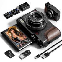 Câmera digital G-Anica 64MP 5K 18X Zoom Vlogging YouTube