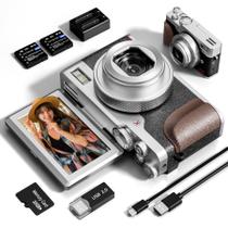 Câmera Digital G-Anica 64MP - Vídeo 5K, Zoom 18x e Captura de Ponto