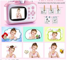 Câmera Digital HD para Crianças, Impressão Instantânea para Crianças, Impressão Térmica, Foto e Vídeo, Cartão de Memória
