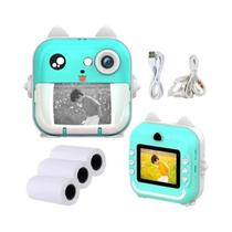 Câmera Digital Infantil 1080p HD com Impressão Instantânea - Fotos e Vídeos Câmera Digital Infantil 1080p HD com Impressão Instantânea - Fotos e Vídeos