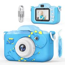 Câmera Digital Infantil 1080p HD - Mini Câmera com Zoom 8x para Meninos e Meninas