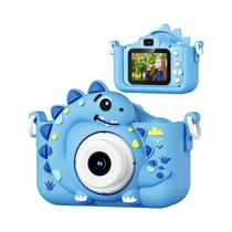 Câmera Digital Infantil Dinossauro 1080P HD Para Vlogging E Fotografia Com Cartão De 32GB Presente