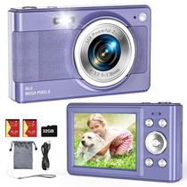 Câmera Digital Infantil Fleafer 56MP FHD 1080P - Roxa
