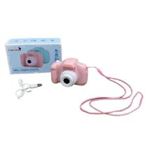 Camera digital infantil fotográfica fotografia real rosa menina