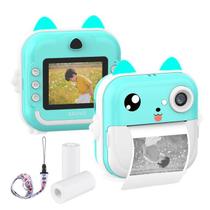 Câmera Digital Infantil HD Com Impressão Instantânea Fotográfica E Grava
